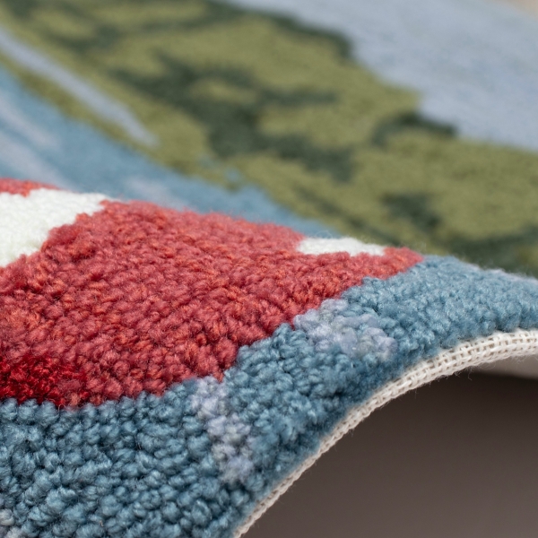 Pups Ahoy Indoor/Outdoor Accent Rug, 2x3