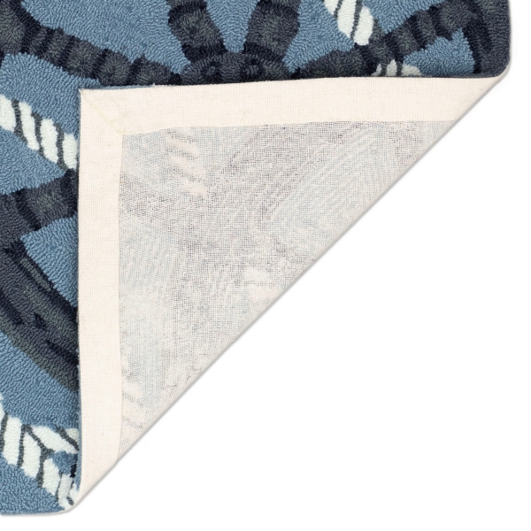 Blue Marine Helm Indoor/Outdoor Accent Rug, 2x3