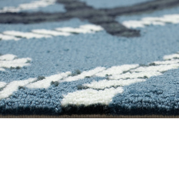 Blue Marine Helm Indoor/Outdoor Accent Rug, 2x3