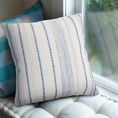 Blue Stripe Hollingsworth Pillow