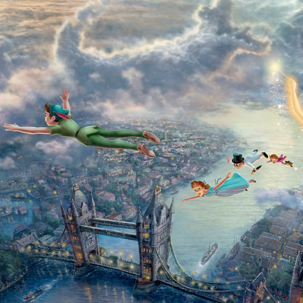 Disney Peter Pan Framed Canvas Art Print