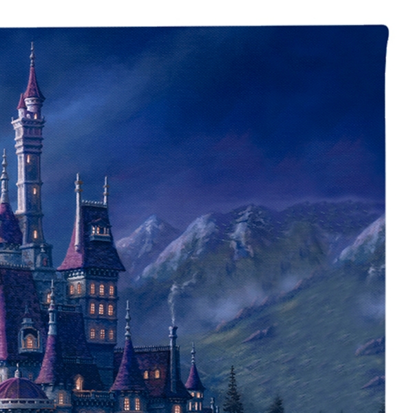 Disney Beauty and Beast Moonlight Canvas Art Print