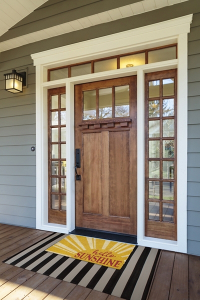 Hello Sunshine Coir Doormat