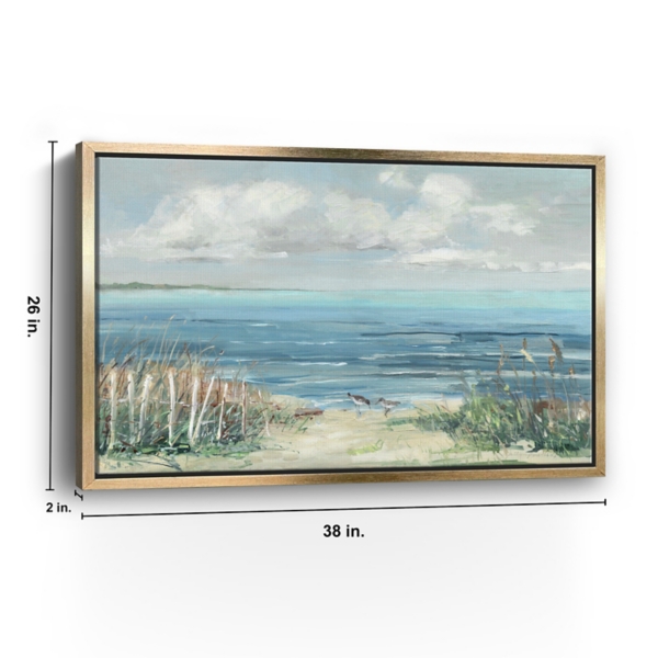 Lively Cove Framed Canvas Art Print, 38x26 in.