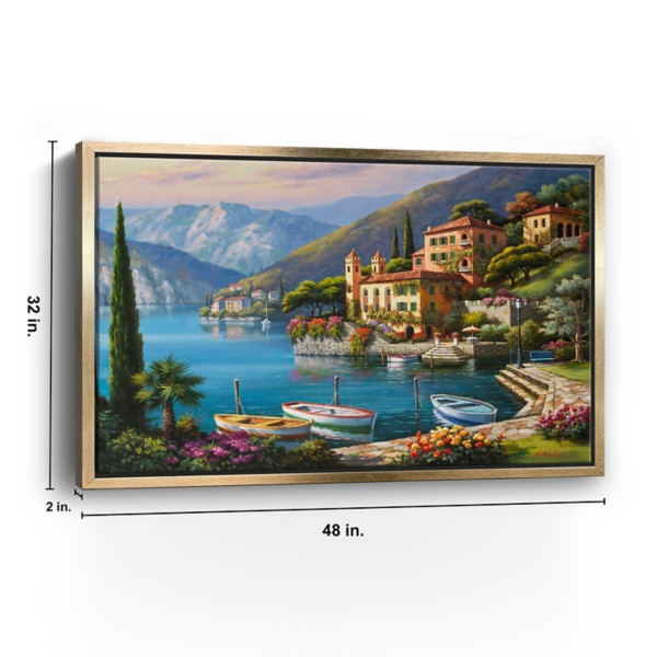 Bella Vista Framed Canvas Art Print, 32x48