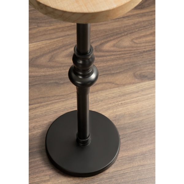 Natural Wood Stratton Accent Table