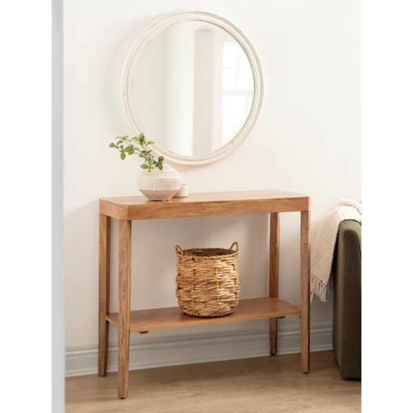 Natural Wood Talcott Console Table
