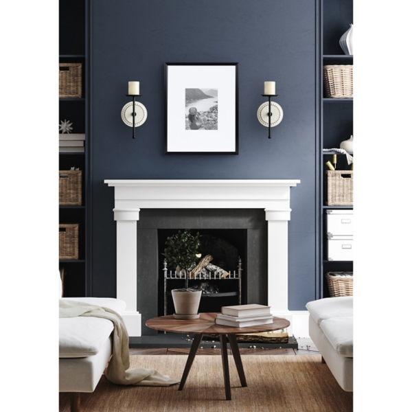 Beaded Wood Letta Wall Sconce