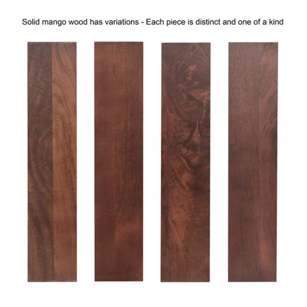 Walnut Brown Wood Shay Wall Sconce