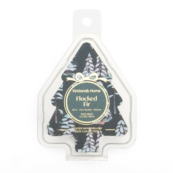 Flocked Fir Tree Shaped Wax Melts