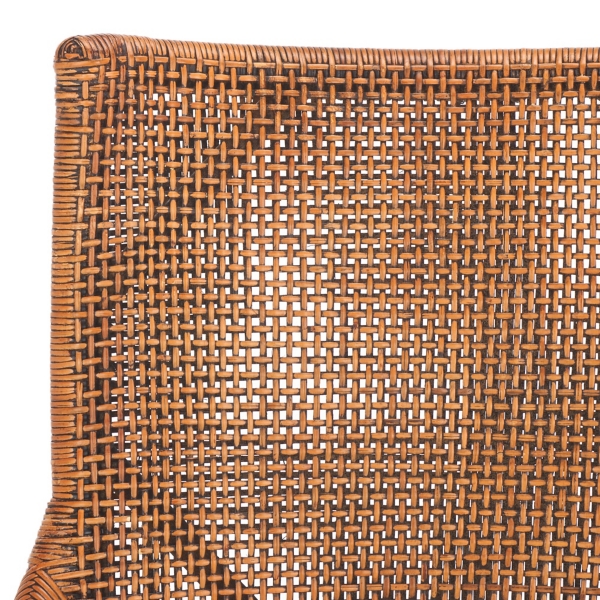 Coastal Honey Rattan Donna Accent Chair