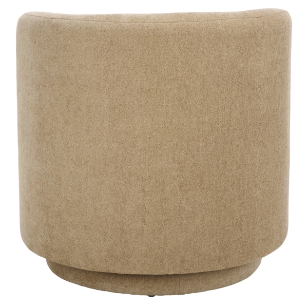 Beige Olcay Modern Swivel Accent Chair