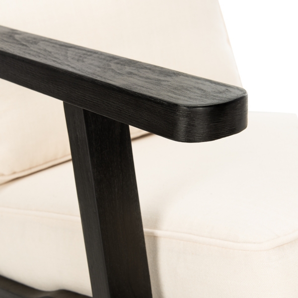 Bone White Upholstered Katie Accent Chair