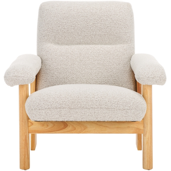Cream Boucle Atwell Natural Armchair