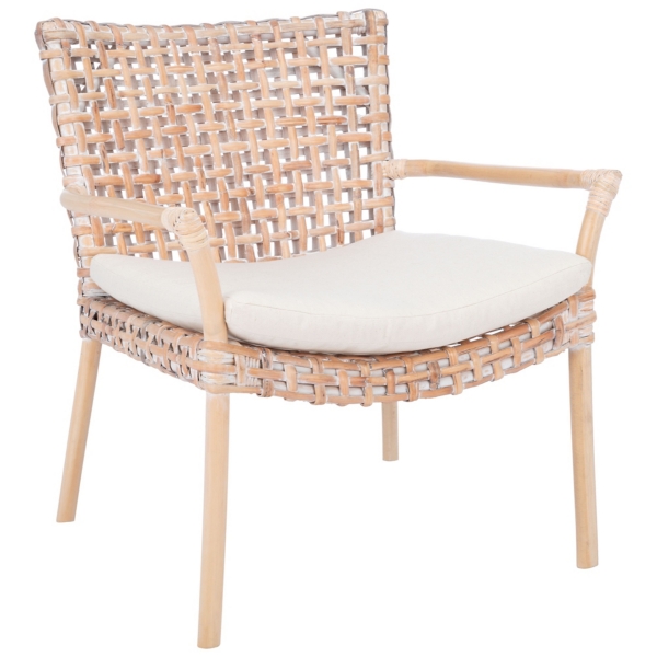 Natural Rattan Emmy Coastal Accent Chair
