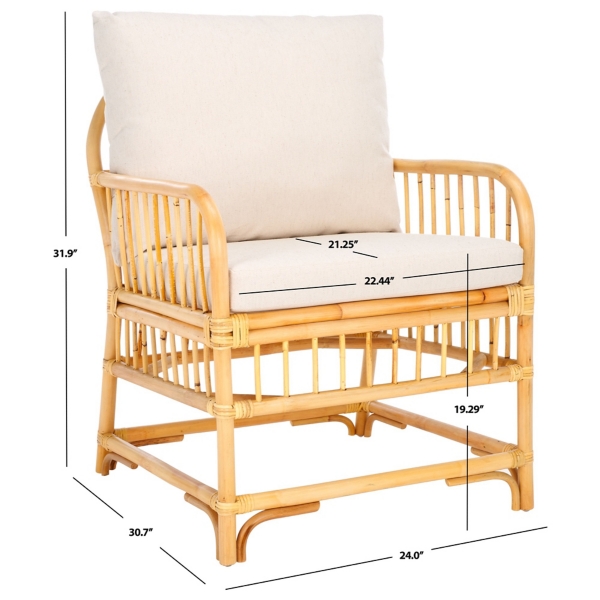 Natural Rattan Juliane Accent Chair