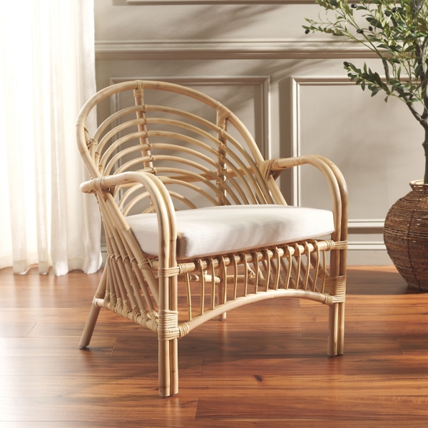 Natural Rattan Bettie Accent Chair