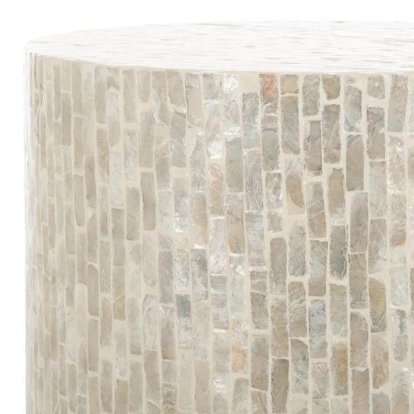 Kalina Capiz Round Accent Table