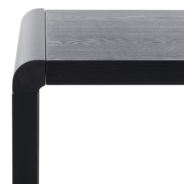 Black Wood Tiered Tillie Accent Table