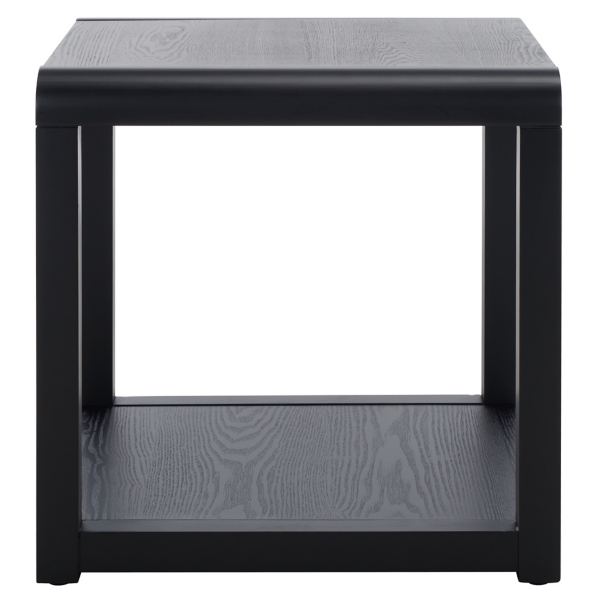 Black Wood Tiered Tillie Accent Table