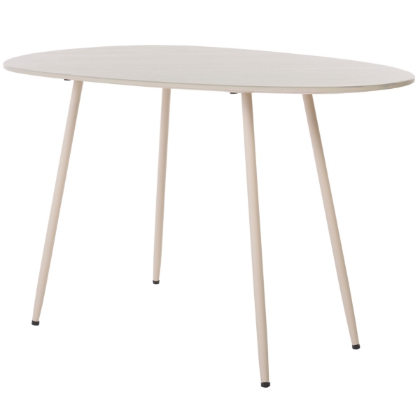 Beige Stone Dixie Accent Table