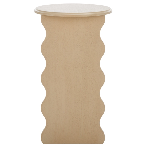 Natural Wood Dollie Accent Table