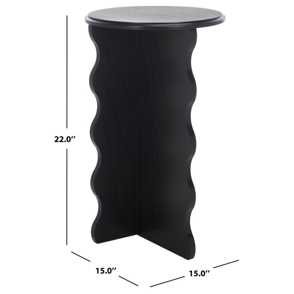 Wood Dollie Accent Table