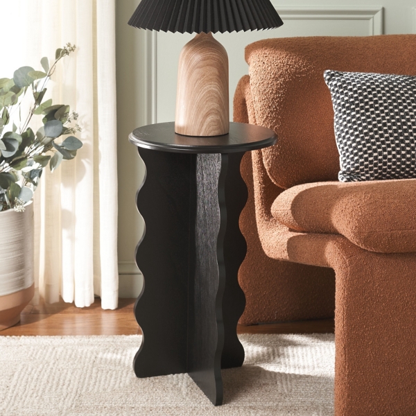 Wood Dollie Accent Table