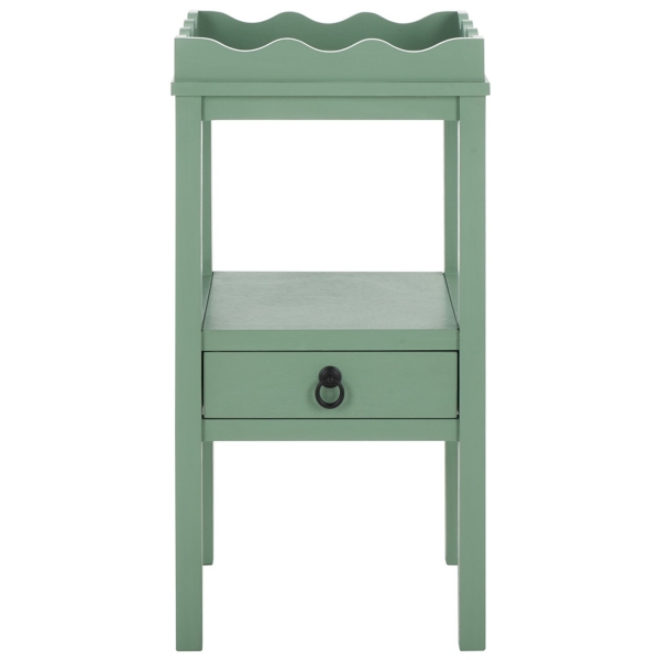 Green Lelia Cottage Accent Table