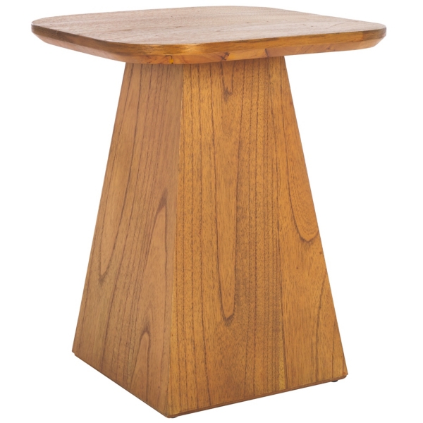 Brown Bayur Wood Jean Accent Table
