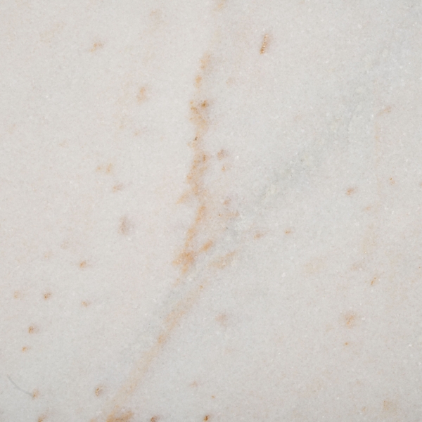 White Marble Star Gold Accent Table