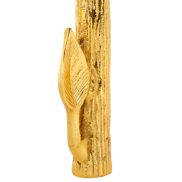 Gold Metal Flower Accent Table