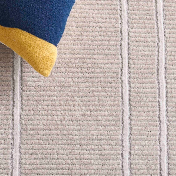 Beige Elselore Contemporary Runner, 2x8