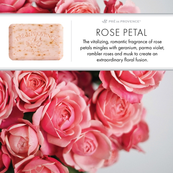 French Milled Rose Petal 2-pc. Bar Soap Set