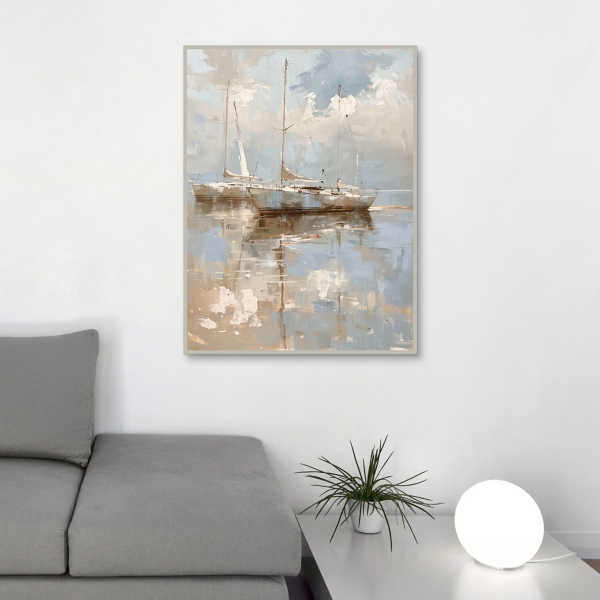 Race Day Framed Canvas Art Print