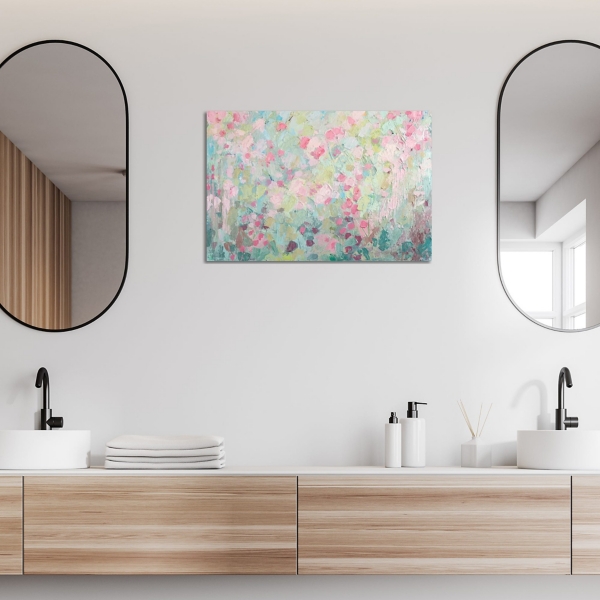 Dancing Sakura Tree Canvas Art Print