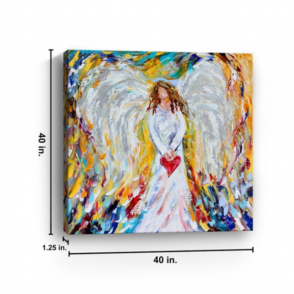 Angel of My Heart Canvas Art Print