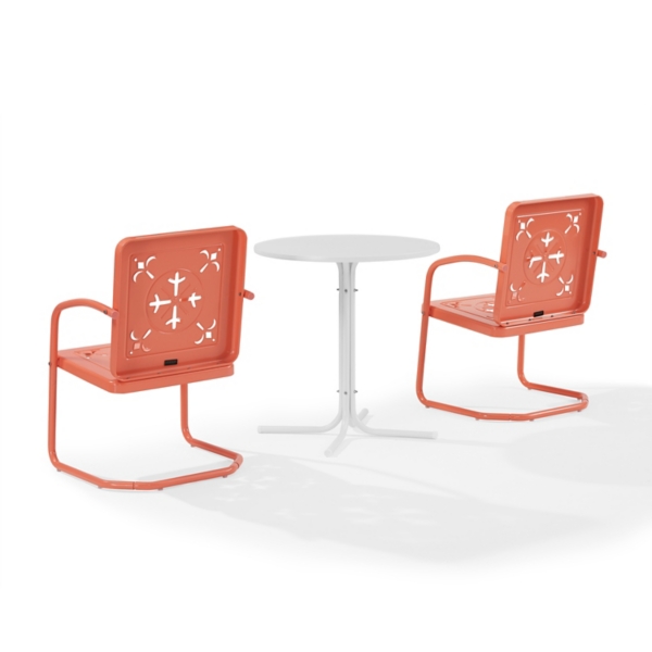 Retro Azalea 3-pc. Outdoor Bistro Set