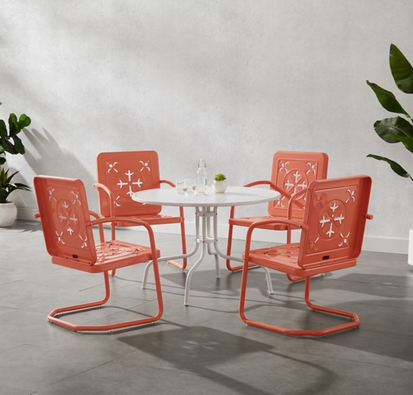 Retro Azalea 5-pc. Outdoor Dining Set