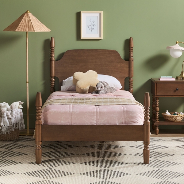 Spindle Wood Vivienne Twin Bed