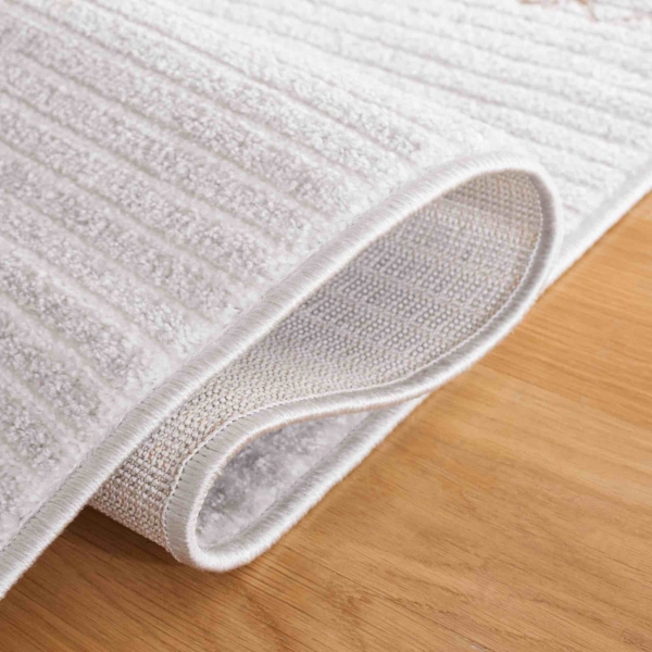 Ivory & Brown Albert Geometric Area Rug