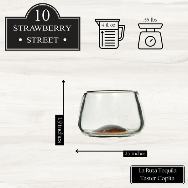 Amber La Ruta Stemless Wine Glasses, Set of 4