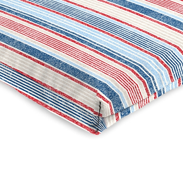 Distressed Stripe Outdoor Chair Cushion