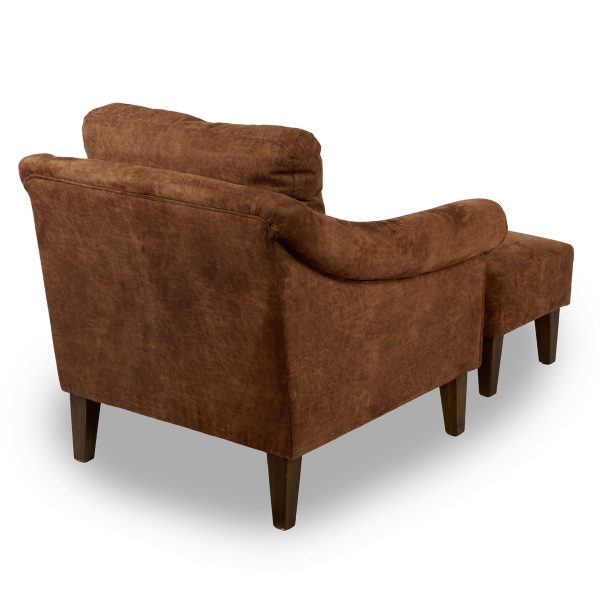 Chestnut Brown Sloan 2-pc. Chair & Ottoman Set