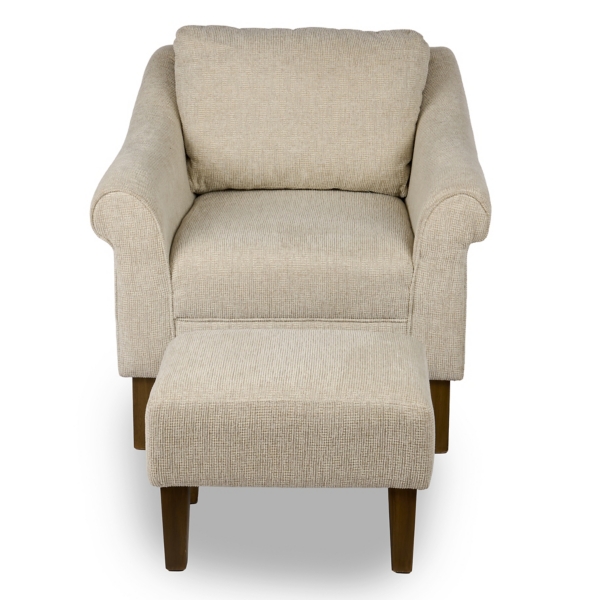 Ivory Sloan 2-pc. Chair & Ottoman Set
