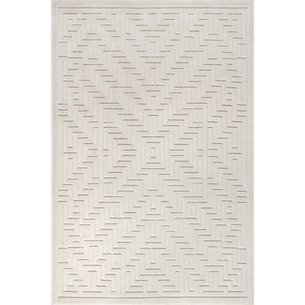 Zinnia Geometric Indoor/Outdoor Area Rug, 6x9 | Kirklands Home