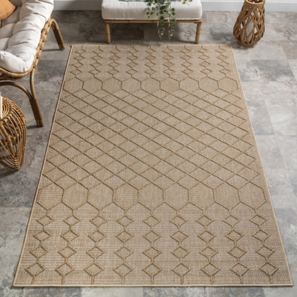Malina Geometric Indoor/Outdoor Area Rug