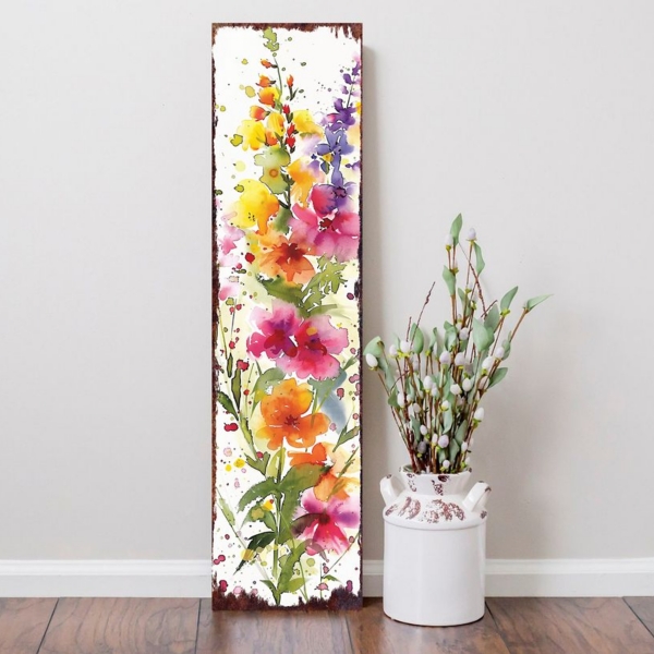 Spring Flowers Porch Board