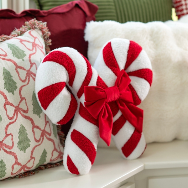 Christmas Decor Kirklands Holiday Pillows Double Candy Cane