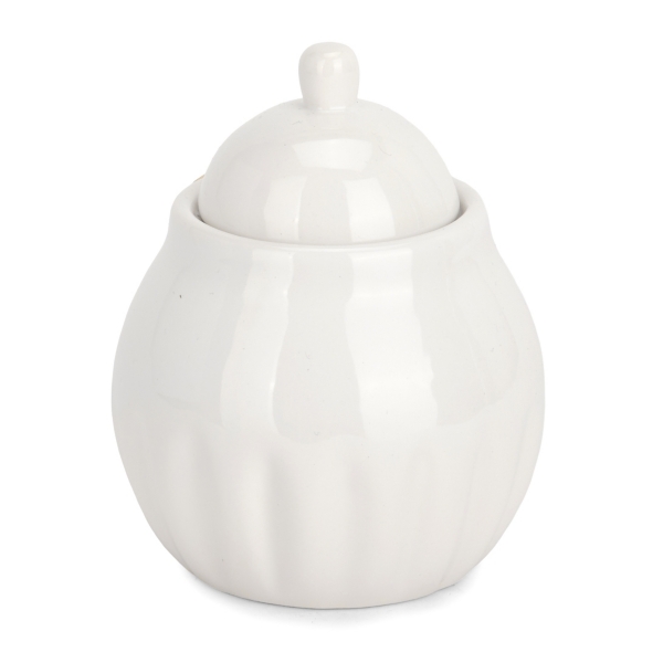 Gold Bow Ceramic Sugar Canister